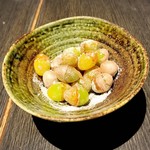酒菜 竹のした - 銀杏の独特の苦味が冷酒によく合います‼️(o^^o)