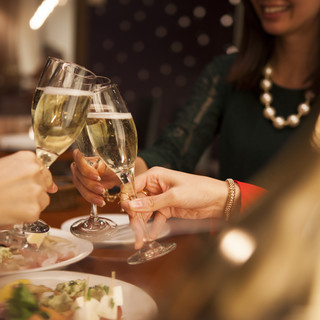 フリーフロー付きプランは少人数でのお集まりぴったり♪