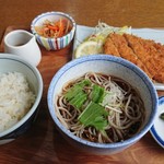 秋月庵 三次郎 - 平日限定ランチ とんかつ定食990円