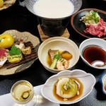 絵かきの宿 福泉 - 夕食①