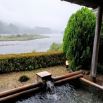 絵かきの宿 福泉 - 貸切露天風呂からの眺め