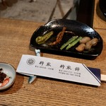 柳家 - 蜂の子佃煮＆前菜