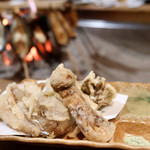 柳家 - 茸天婦羅盛り合わせ