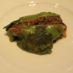 Convivio - コンヴィラザーニャ 　十勝ハーブ牛と栗の煮込みソース