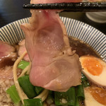 煮干し一直線 - レアチャーシュー♡