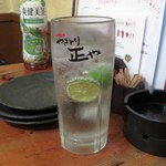 やきとり 正や - すだちチューハイ