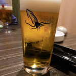 Katsugyo Ryourii Kasei - 生ビール　お店オリジナルのグラス