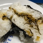 ゆのたに心亭 - ピリ辛高菜は、上から下まで入っているので、どこを食べても、高菜が当たります\( ˆoˆ )/