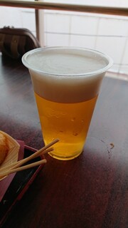 Takoyaki Douraku Wanaka Wanaka - 生ビール 中