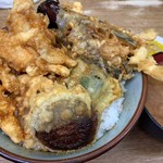 豊野丼 - マトウ鯛天丼