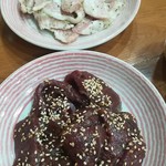 焼肉松ちゃん - 青じそトントロと味付き鹿肉