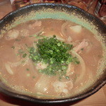 さぬきうどん嘉希 -  嘉希×麺屋彩々31味噌煮込みモツうどん