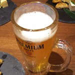 裏難波 路地裏酒場 とんぼ - 生ビール