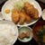 梅仁 - カキとアジのミックスフライ定食1,250円