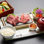 Kagoshima Black Beef “Meat Takumi” Yakiniku (Grilled meat) Gozen