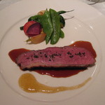 レペトワ - （'12/02 訪問）メイン・鴨の低温ロースト レモンの香りをのせた赤ワインソース