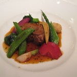 レペトワ - （'12/02 訪問）メイン・仔羊のナヴァラン 季節野菜と共に