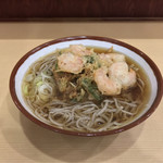 そばの神田 東一屋 - えびかき揚げそば！