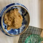 松寿司 - あん肝。奈良漬けと上手くマッチしています。酒のペースが上がる一品