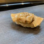 松寿司 - 煮蛤。プリプリ、肉厚