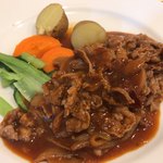 洋食 チソウ - 牛バラ肉の煮込みハヤシソース