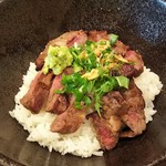 ちどり屋 - カリッとジューシーステーキ丼　990円　※拡大(2019.10.20)