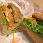 バインミー☆サンドイッチ - エビアボガド バインミー