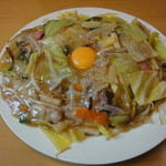 Itoyachampon - 皿うどん大＋生卵
