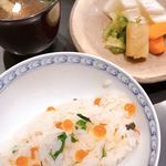 みつ林 - イクラと松茸の炊き込みご飯