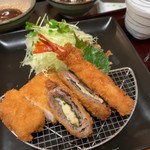 黒豚かつ処　霧島 - 黒豚ミックスかつ膳