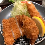 黒豚かつ処　霧島 - 黒豚かきミックス膳