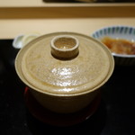 にい留 - 鱧出汁の松茸スープ