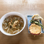 うどんの一平 - かけうどん（大）＆天ぷら串