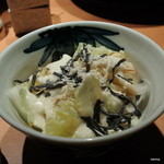 水炊きしみず - 白菜サラダ