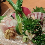 水炊きしみず - 鶏の刺身盛り合わせ