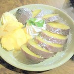 焼肉 はせ川 - ヤキイモアイス