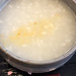 三河屋綾部商店 - 生姜の粉を振りました。