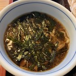 蕎麦ダイニング 喜楽庵 纔 - きのこのつけ汁