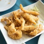 天虹海鮮酒家 - イカのガーリックフライ108HKD