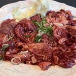 十八番 - お肉全景、300グラム