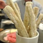 旬菜松はし  - ゴボウの唐揚げ