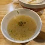 川の先の上 - 最後はスープ割りにしていただきました