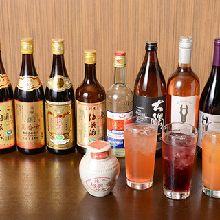 紹興酒や香り豊かな中国茶で、自慢のお料理をお楽しみください◎
