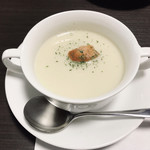 Kominka Resutoran Shinomuan - ランチセットのスープ