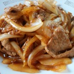 はぐろや - 焼き肉ライス半ラーメンセット850円
