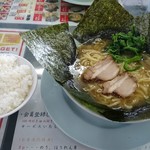 栃木家 - のりラーメン＋半ライス！o(*ﾟ∀ﾟ*)o