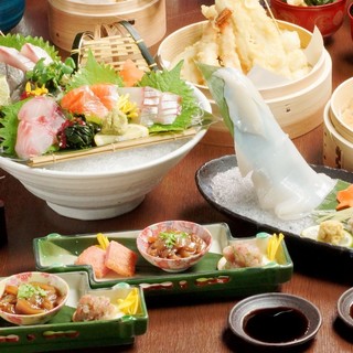 Enjoy our signature Tempura and extremely fresh Seafood! 2H all-you-can-drink included