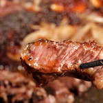 桃家 - 肉焼もち上げ