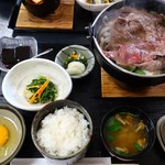 米沢牛黄木 牛鍋おおき  - 牛鍋定食（2750円）
            
