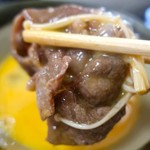 米沢牛黄木 牛鍋おおき  - 牛鍋定食（2750円）
      